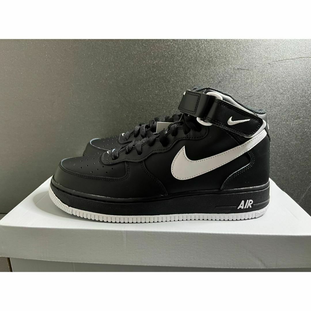 新品28cm NIKE AIR FORCE 1 MID 07 ブラック ホワイト