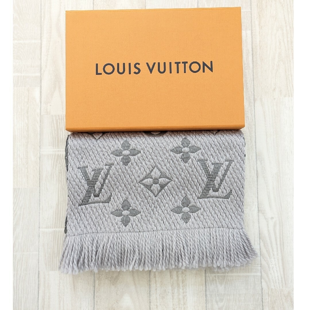 0300【Louis Vuitton】ロゴマフラー グリペルル