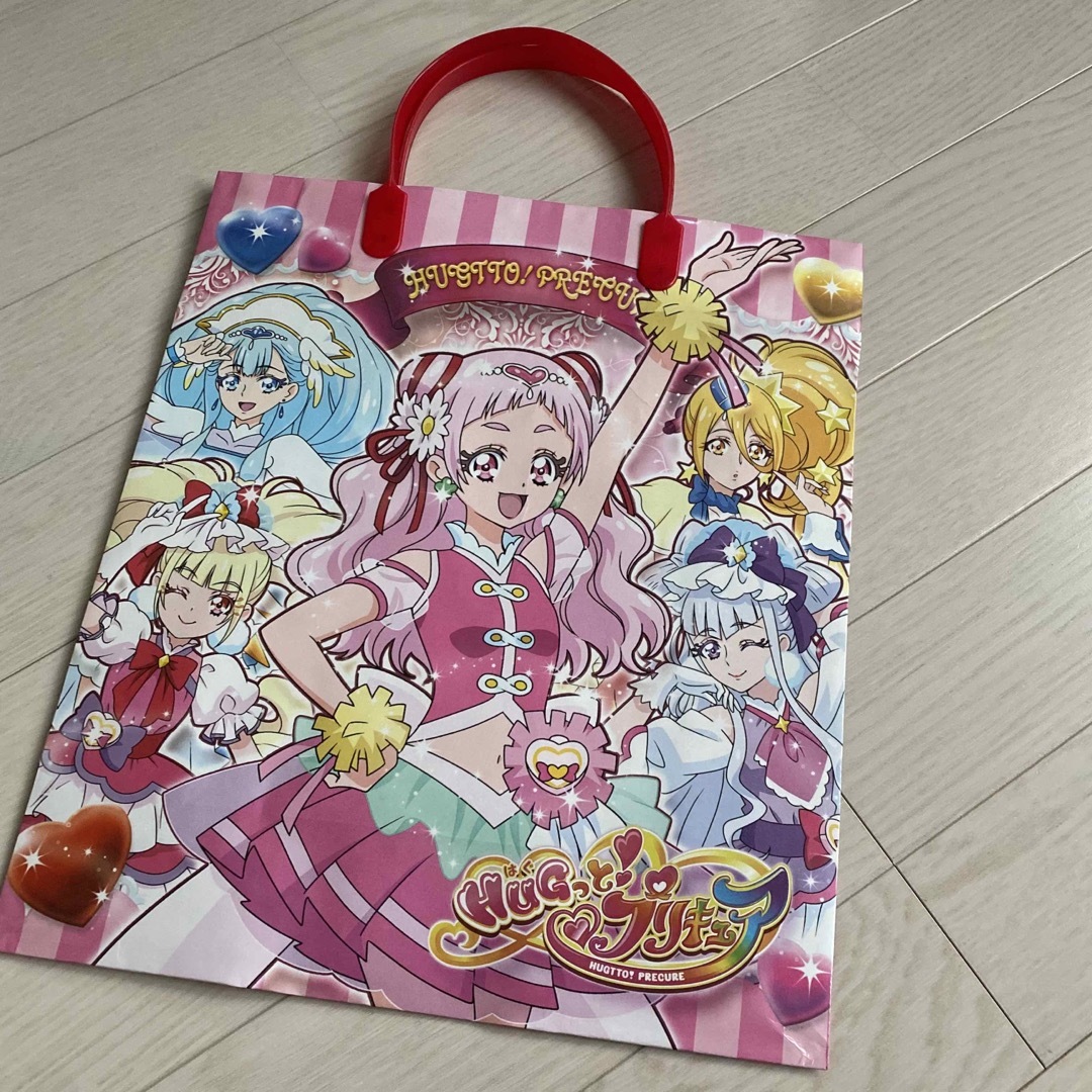 BANDAI(バンダイ)のHuGっとプリキュア  紙袋 キッズ/ベビー/マタニティのこども用バッグ(その他)の商品写真