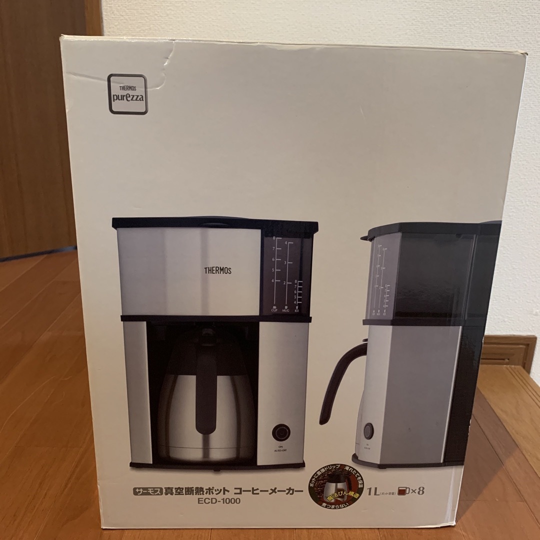 調理家電新品未使用 サーモス真空断熱ポット コーヒーメーカー ECD-1000