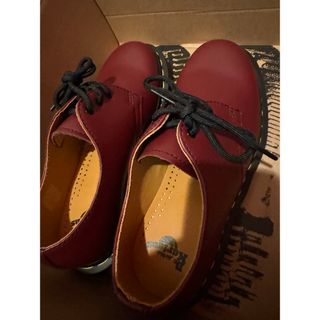 ドクターマーチン(Dr.Martens)のドクターマーチン　赤？　EU37(ローファー/革靴)