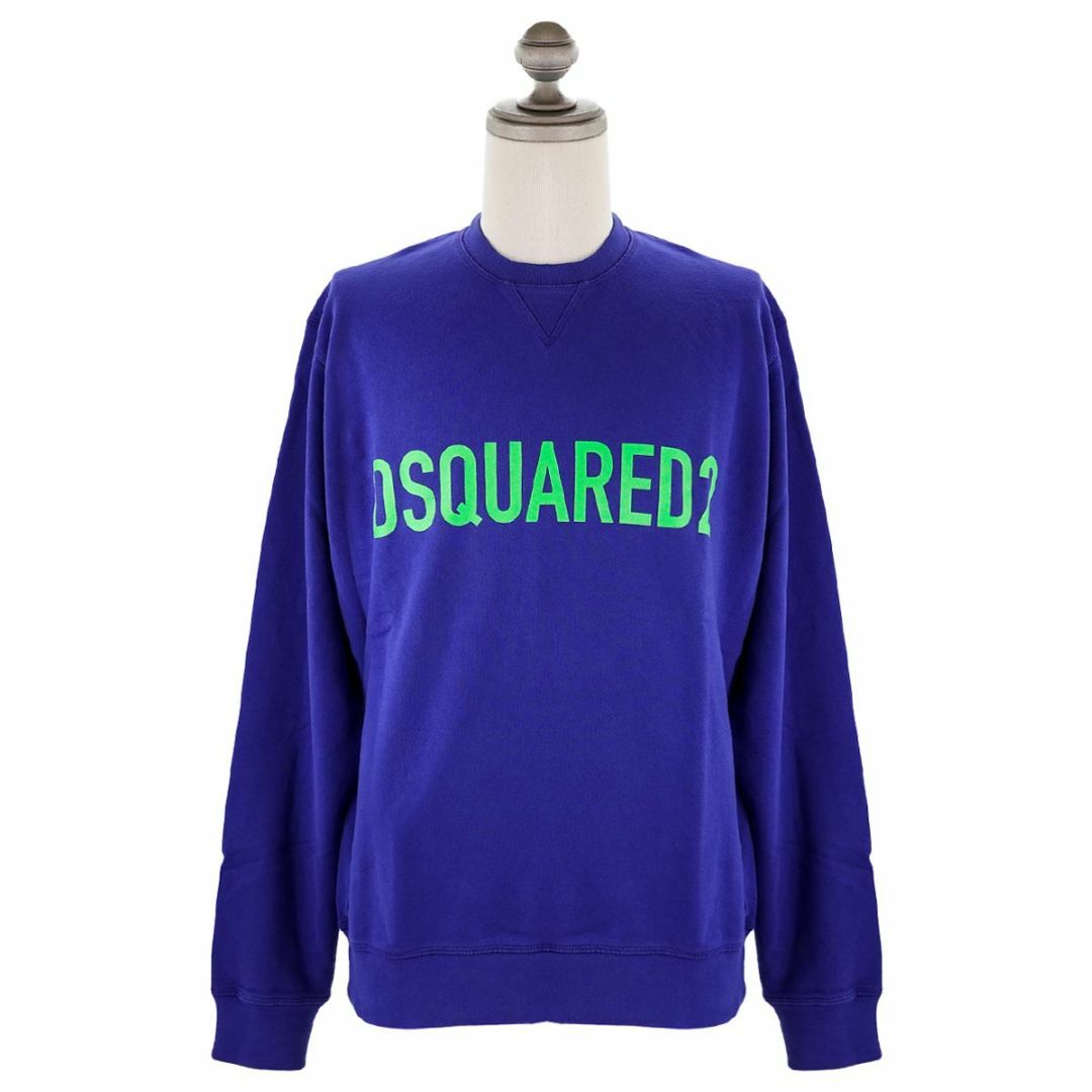 メンズDSQUARED2 ディースクエアード トレーナー S74GU0663 S25538 メンズ 520 ブルー Mサイズ