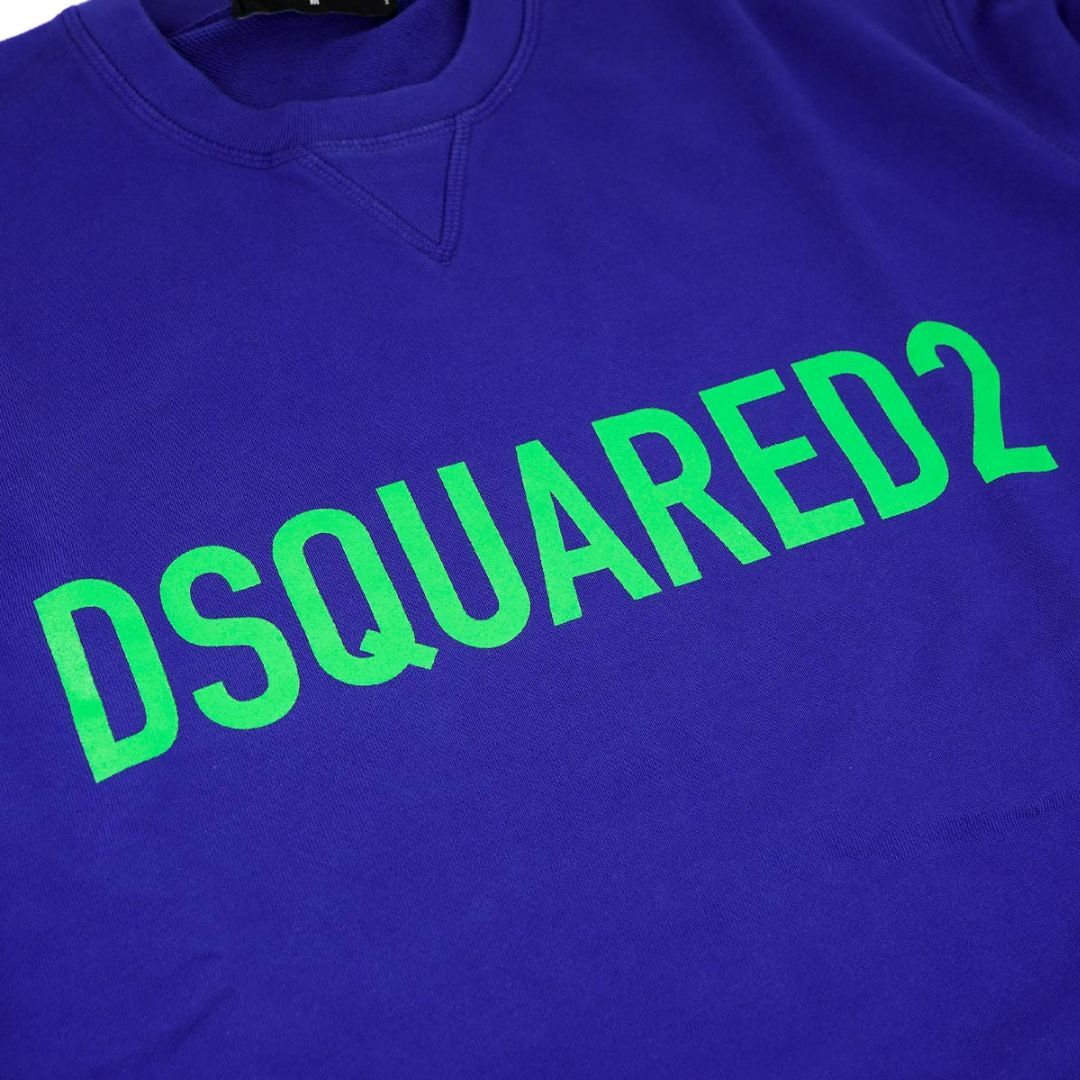 DSQUARED2(ディースクエアード)のDSQUARED2 ディースクエアード トレーナー S74GU0663 S25538 メンズ 520 ブルー Mサイズ メンズのトップス(スウェット)の商品写真