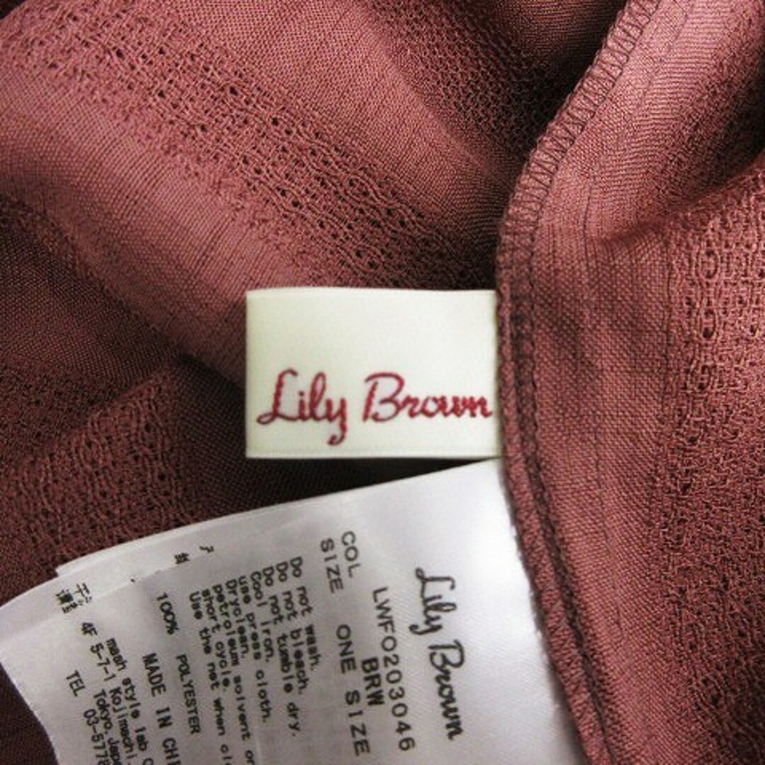 Lily Brown(リリーブラウン)のリリーブラウン 20SS クラシカルタックワンピース ピンク系 F ■SM1 レディースのワンピース(ロングワンピース/マキシワンピース)の商品写真
