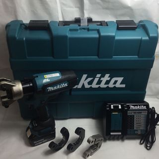 マキタ(Makita)のΘΘMAKITA マキタ 工具 電動工具 圧着機 未使用品(S) 付属品完備 コードレス式 18v  TC300DRG ブルー(その他)