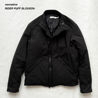 ノンネイティブ(nonnative)の20AW・美品 ノンネイティブ RIDER PUFF BLOUSON 黒 XS(ブルゾン)