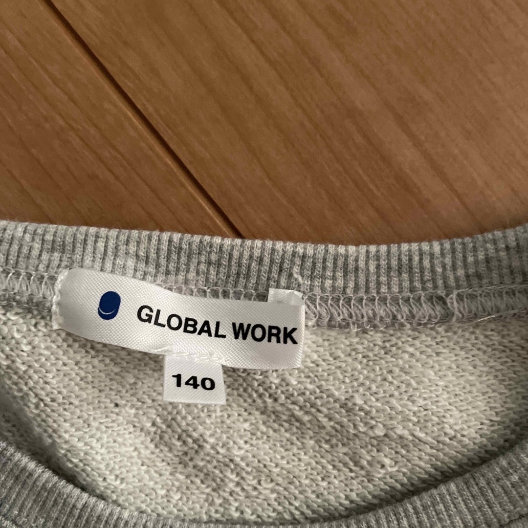 GLOBAL WORK(グローバルワーク)のグローバルワークスウェット キッズ/ベビー/マタニティのキッズ服女の子用(90cm~)(Tシャツ/カットソー)の商品写真