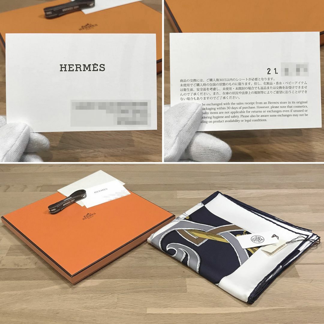 Hermes(エルメス)の新品同様 エルメス カレ90 帝王学 バヤデール スカーフ 2021SS レディースのファッション小物(バンダナ/スカーフ)の商品写真