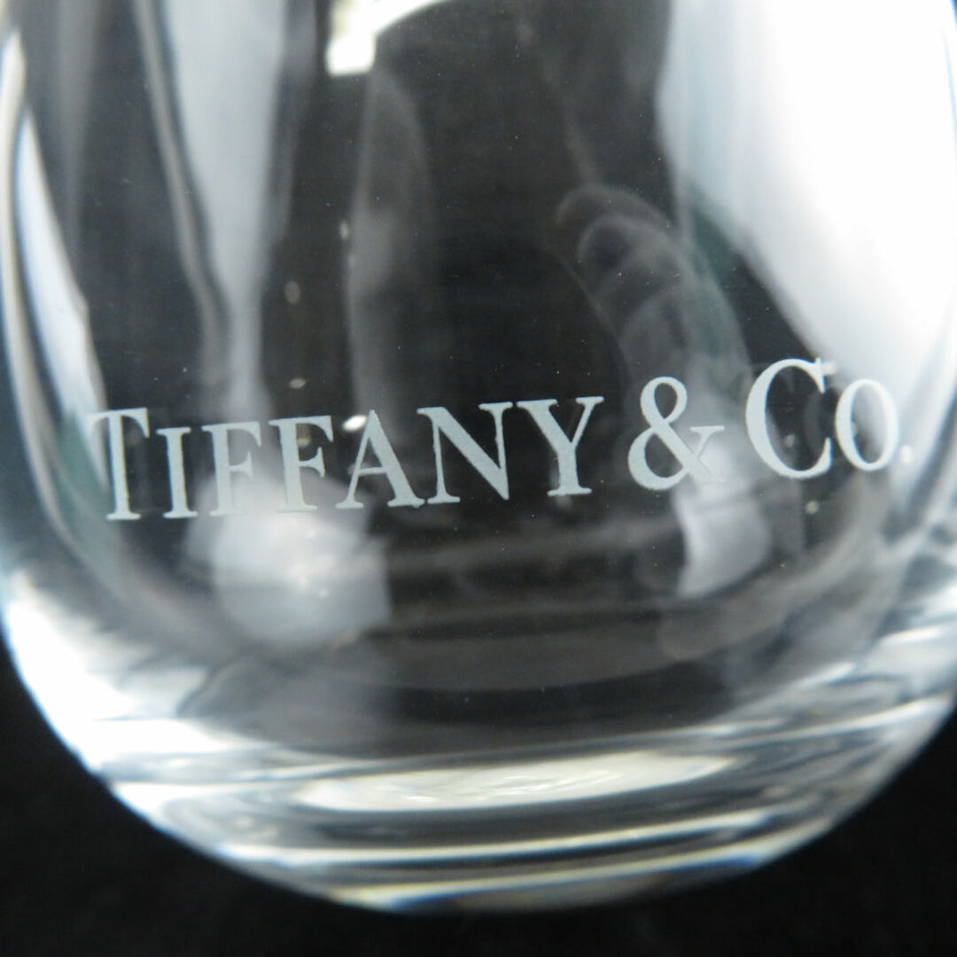 Tiffany & Co.(ティファニー)の美品 TIFFANY＆Co. ティファニー TCO ロゴ タンブラー 2点 クリスタル ペア グラス コップ SU4645C  インテリア/住まい/日用品のキッチン/食器(タンブラー)の商品写真