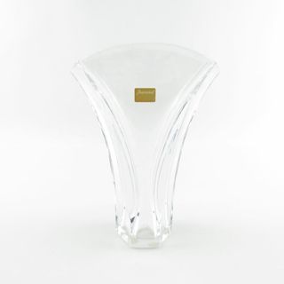 バカラ(Baccarat)の美品 Baccarat バカラ ギンコ ベース クリスタル 花瓶 花びん フラワー SY7595B2 (花瓶)