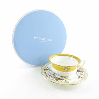 ウェッジウッド(WEDGWOOD)の美品 WEDGWOOD ウェッジウッド ワンダーラスト プリムローズ ティーカップ＆ソーサー 1客 レア 希少 SY7630B3 (グラス/カップ)