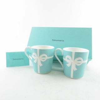 ティファニー(Tiffany & Co.)の美品 TIFFANY＆Co. ティファニー ブルーボックス マグカップ 2点 ペア SY7632B3 (グラス/カップ)