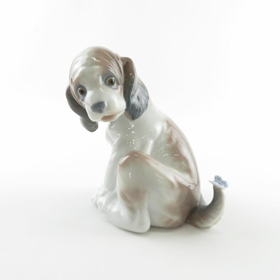 美品 LLADRO リヤドロ 6210 「犬(マイフレンド)」 フィギュリン 人形 オブジェ インテリア SY7655A2置物