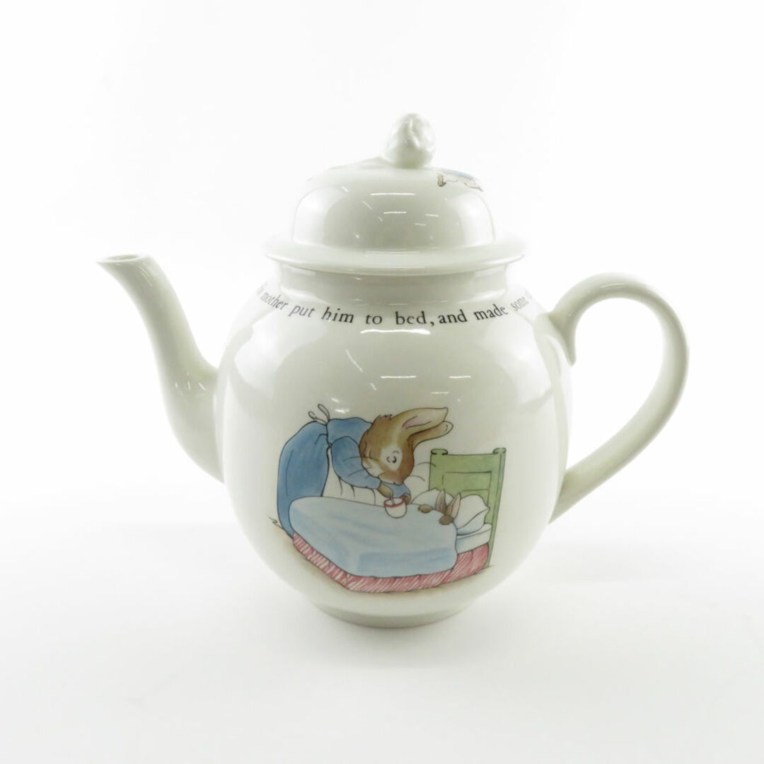 WEDGWOOD(ウェッジウッド)の美品 WEDGWOOD ウェッジウッド ピーターラビット ティーポット 茶器 SY7674R  インテリア/住まい/日用品のキッチン/食器(その他)の商品写真