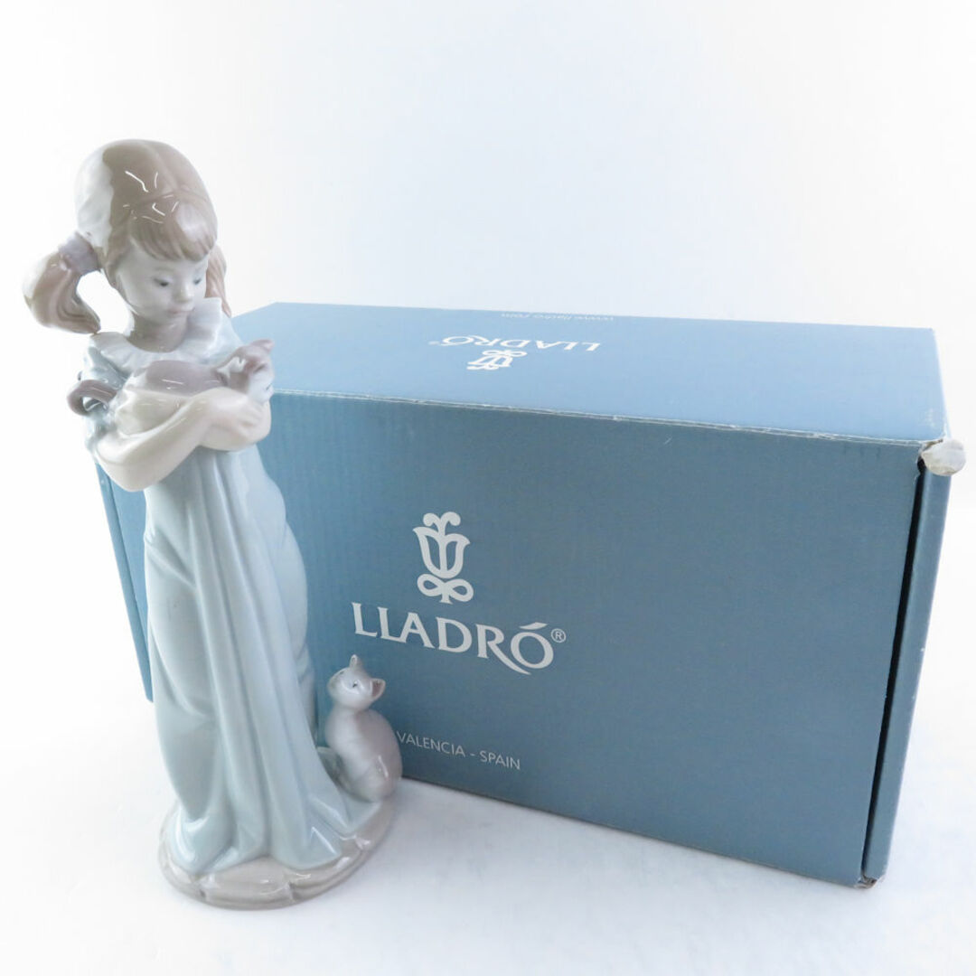 美品 LLADRO リヤドロ 5743「私のことも忘れないで」 フィギュリン 人形 オブジェ インテリア 置物 SY7735A3インテリア小物