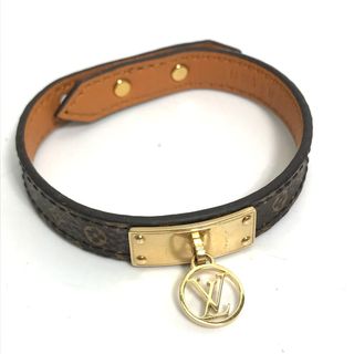 ルイヴィトン(LOUIS VUITTON)のルイヴィトン LOUIS VUITTON ブレスレット・ロゴマニア M4150E モノグラム アクセサリー ブレスレット モノグラムキャンバス ブラウン(ブレスレット/バングル)