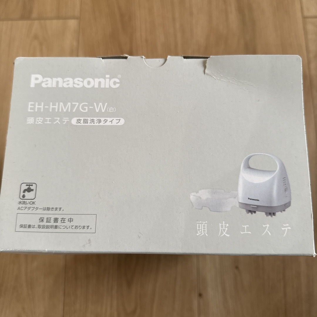 Panasonic(パナソニック)のパナソニック 頭皮エステ 皮脂洗浄タイプ EH-HM7G-W(1台) スマホ/家電/カメラの美容/健康(その他)の商品写真