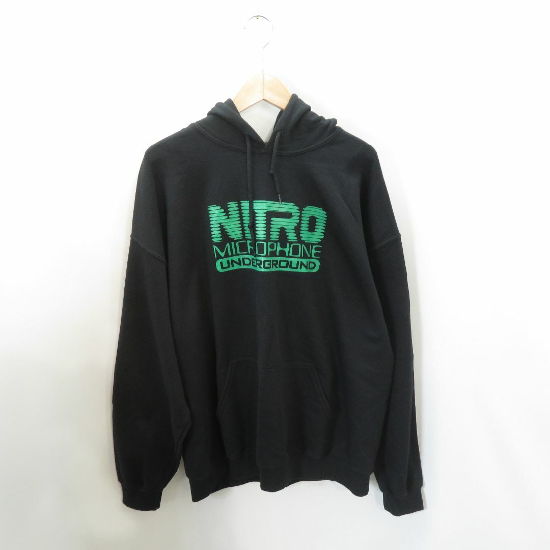 NITROW NMU LOGO HOODIE BLACK Size XL状態