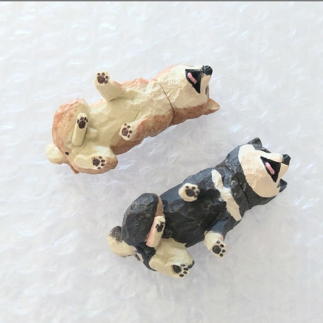 犬の彫刻 ミニフィギュア 全５種類 新品 はしもとみお 木彫り彫刻家 ガチャ エンタメ/ホビーのフィギュア(その他)の商品写真