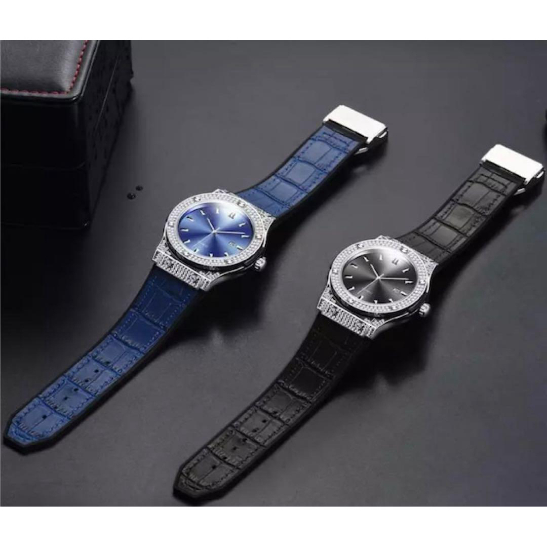 新春大セール　腕時計　シンプル　スタイリッシュ　ブルー　ブラック　グッドデザインカジュアル