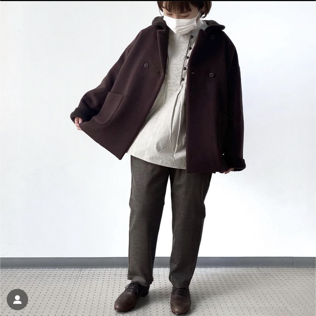 nest Robe(ネストローブ)のオオカミとフクロウ　オオカミと雪しずくのモッチ レディースのジャケット/アウター(ロングコート)の商品写真