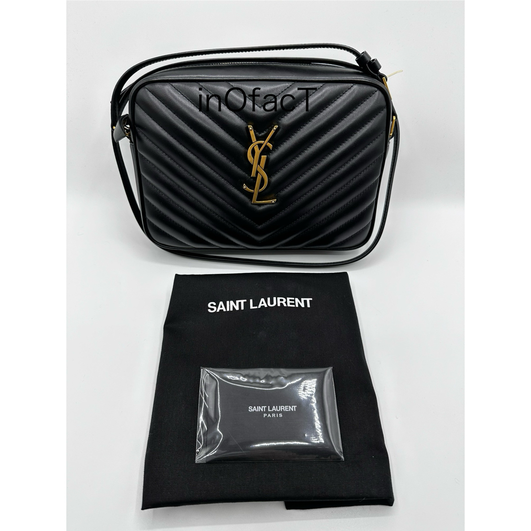 付属品黒×金 正規新品 Saint laurent サンローラン ルー カメラバッグ