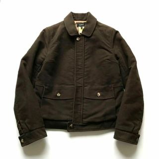 90s フランス製 A.P.C. アーペーセー モールスキン ショートジャケット