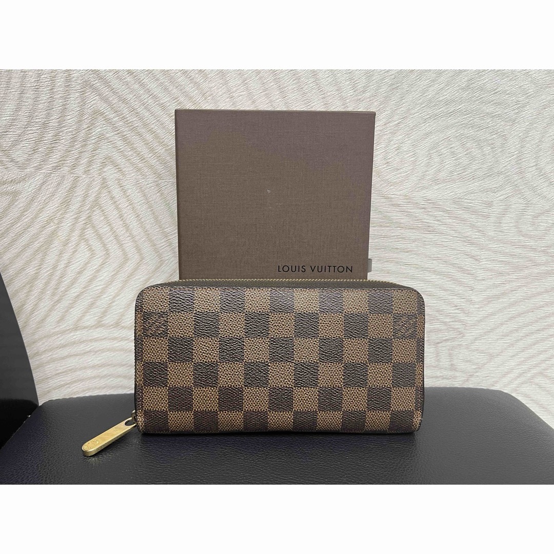 LOUIS VUITTON(ルイヴィトン)のルイヴィトン★N60015★ダミエ★ジッピーウォレット★ラウンドファスナー長財布 レディースのファッション小物(財布)の商品写真