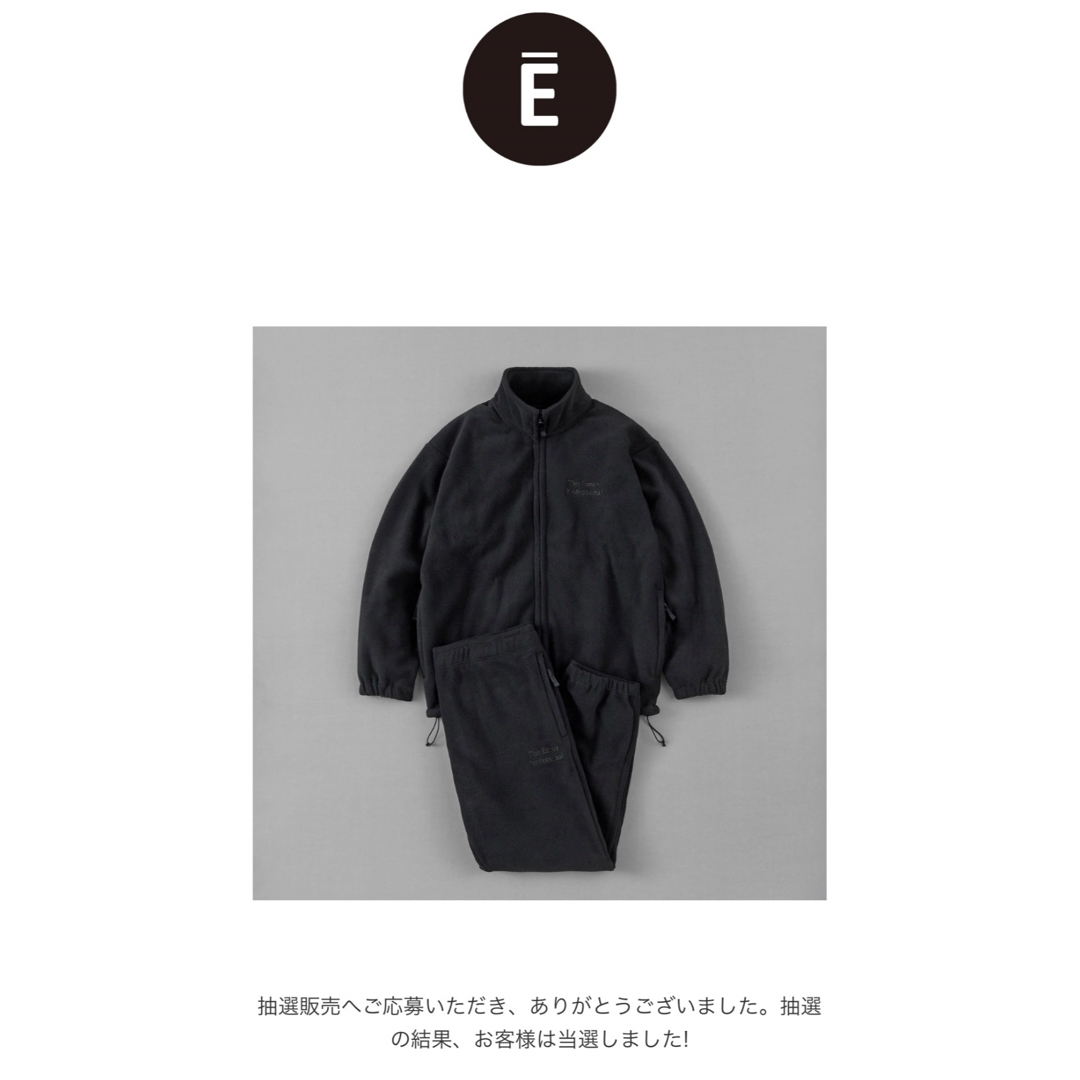 エンノイ ennoy スタイリスト私物 フリース セットアップ ブラック スウェット エンノイ ennoy スタイリスト私物 フリース セットアップ ブラック スウェット