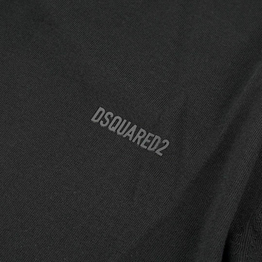 DSQUARED2(ディースクエアード)のDSQUARED2 ディースクエアード セーター S74HA1299 S18174 メンズ 900 ブラック Sサイズ メンズのトップス(ニット/セーター)の商品写真