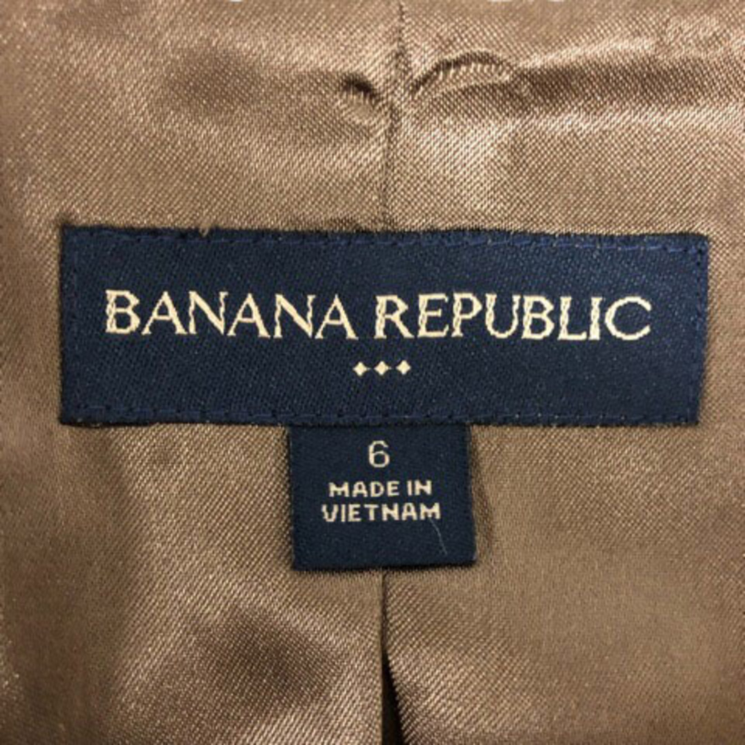 Banana Republic(バナナリパブリック)のバナナリパブリック テーラードジャケット 裏地 長袖 6 茶 ※MZ レディース レディースのレディース その他(その他)の商品写真
