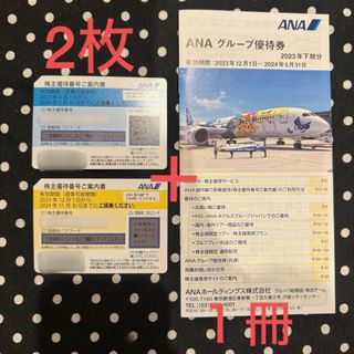 ANA 株主優待券 2枚＋　優待冊子１冊(その他)