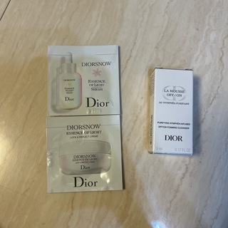 ディオール(Dior)のディオール　美容液　クリーム　洗顔料(サンプル/トライアルキット)
