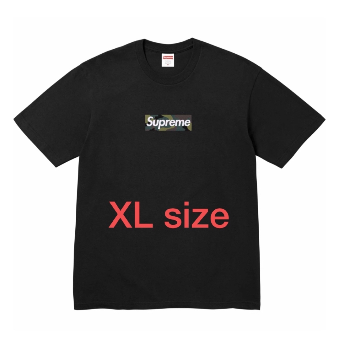 Supreme(シュプリーム)のsupreme box logo tee 黒 XL black メンズのトップス(Tシャツ/カットソー(半袖/袖なし))の商品写真