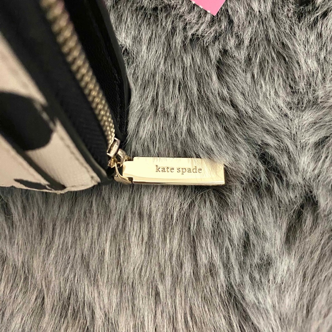 kate spade new york(ケイトスペードニューヨーク)の新品☆kate spade 折り財布　ブラック ディズニー レザー 折り財布 レディースのファッション小物(財布)の商品写真