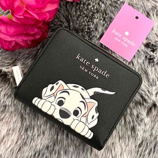 ケイトスペードニューヨーク(kate spade new york)の新品☆kate spade 折り財布　ブラック ディズニー レザー 折り財布(財布)