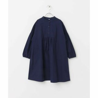 アーバンリサーチドアーズ(URBAN RESEARCH DOORS)の【NAVY】『WEB/一部店舗限定』切替ギャザーAラインワンピース(KIDS)(ワンピース)