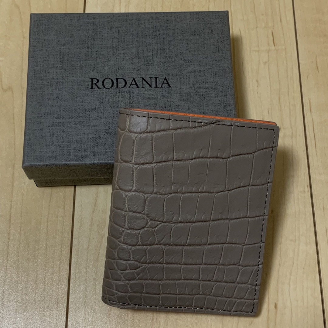 RODANIA(ロダニア)のRODANIA ロダニア 二つ折り財布 クロコダイル 財布 ワニ RDC9902 メンズのファッション小物(折り財布)の商品写真