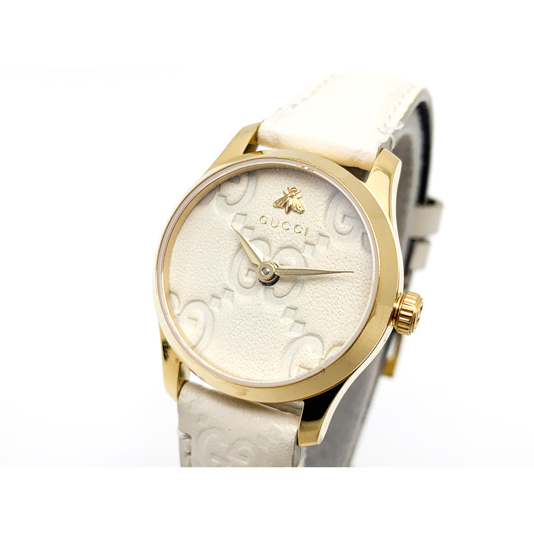 Gucci - GUCCI グッチ G-TIMELESS Gタイムレス ウォッチ 27MM 126.5 白 Gucci - GUCCI グッチ G-TIMELESS Gタイムレス ウォッチ 27MM 126.5 白