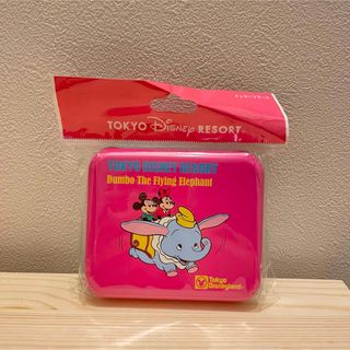 ディズニー(Disney)のディズニー　メッセージカード　缶　ミッキーミニー　アトラクション　レトロ(キャラクターグッズ)