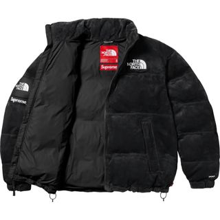 シュプリーム(Supreme)のSupreme North Face Suede Nuptse Jacket M(ダウンジャケット)