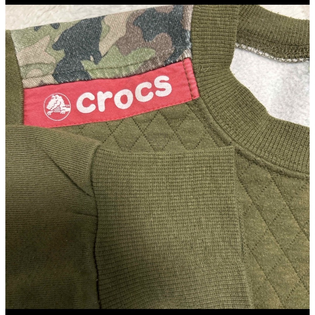 crocs(クロックス)の長袖トレーナー　crocs サイズ150 キッズ/ベビー/マタニティのキッズ服男の子用(90cm~)(Tシャツ/カットソー)の商品写真