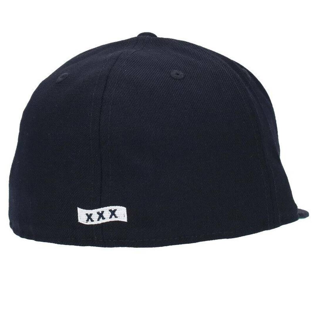 GOD SELECTION XXX(ゴッドセレクショントリプルエックス)のゴッドセレクショントリプルエックス ×ニューエラ New Era  GX-S19-HT-03 フロントエックス刺繍ベースボールキャップ メンズ 7.375 メンズの帽子(キャップ)の商品写真