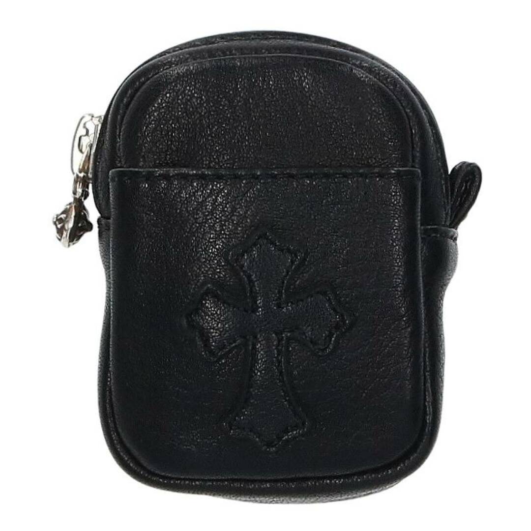 Chrome Hearts(クロムハーツ)のクロムハーツ  MICRO TAKA/マイクロタカ クロスパッチ付きレザーコインケース メンズ メンズのファッション小物(コインケース/小銭入れ)の商品写真