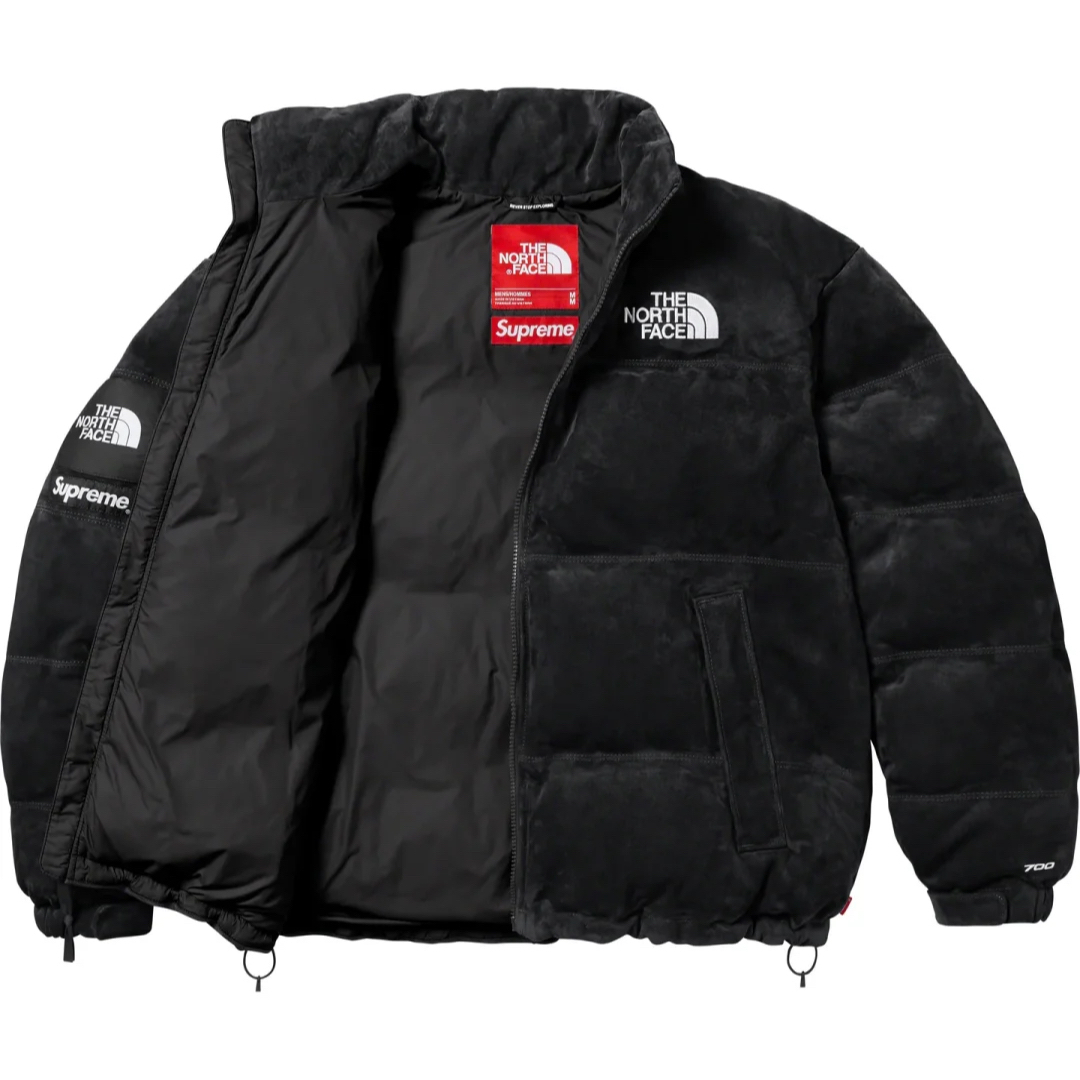 Supreme(シュプリーム)のSupreme North Face Suede Nuptse Jacket M メンズのジャケット/アウター(ダウンジャケット)の商品写真