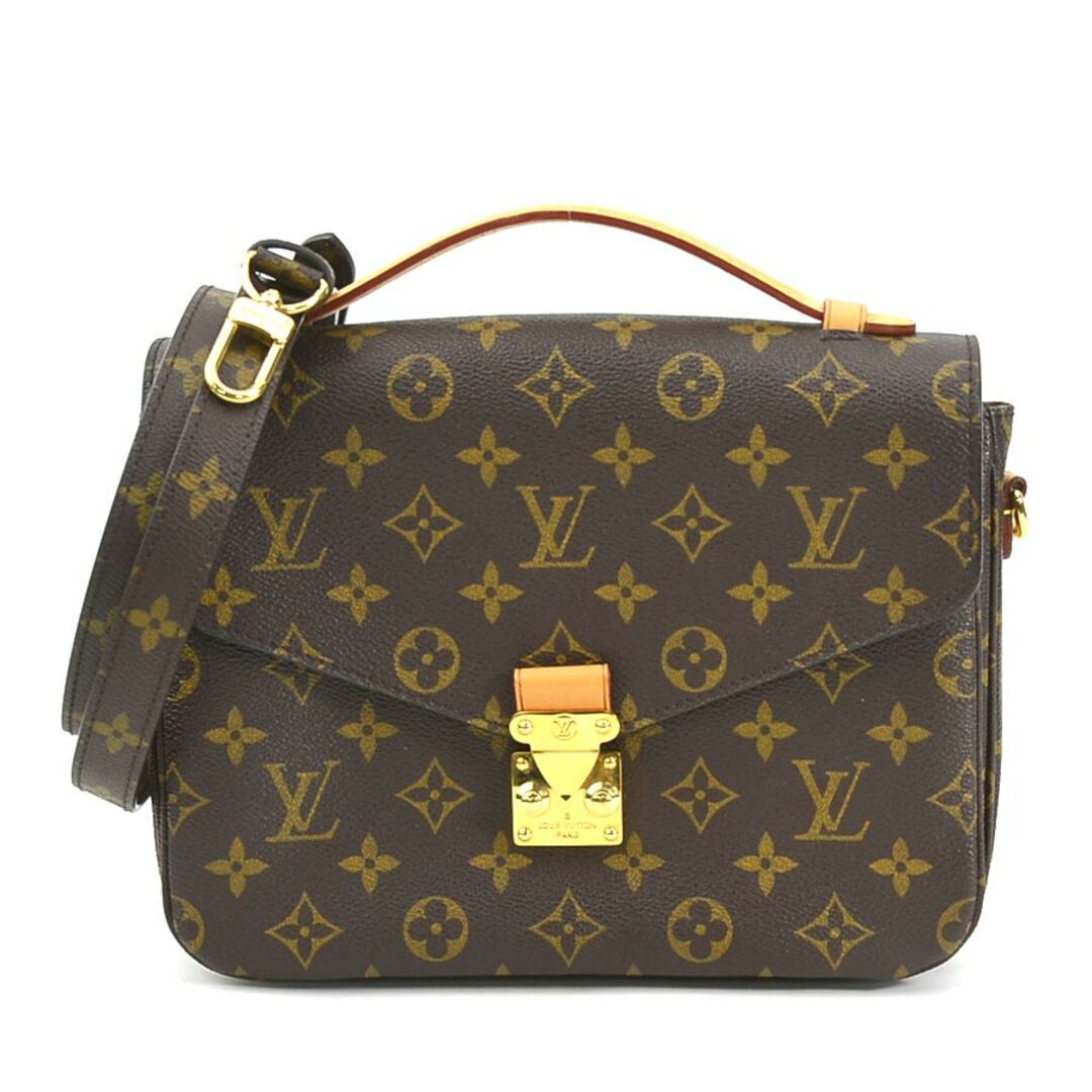 モノグラムキャンバスルイ ヴィトン LOUIS VUITTON ハンドバッグ 斜め掛けショルダーバッグ モノグラム ポシェット メティス MM モノグラムキャンバス ブラウン ゴールド レディース M44875 送料無料 e57647a