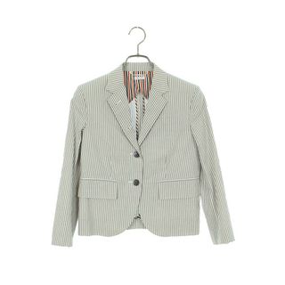 トムブラウン(THOM BROWNE)のトムブラウン シアサッカー2Bテーラードジャケット レディース 36(テーラードジャケット)