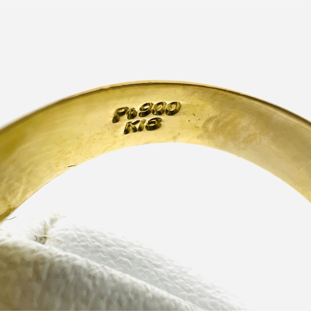 K18 PT900 ダイヤモンド　リング レディースのアクセサリー(リング(指輪))の商品写真