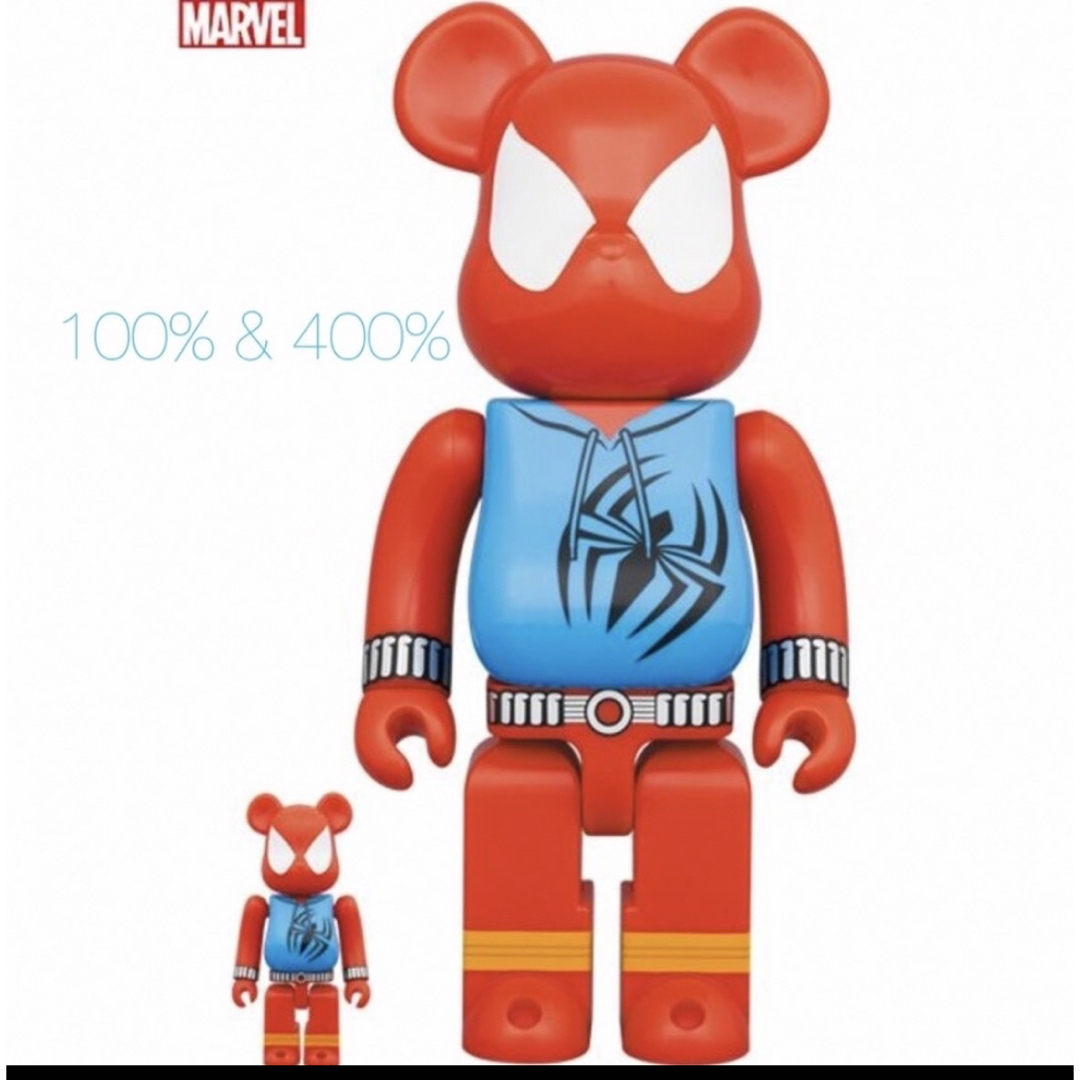 フィギュアBE@RBRICK SCARLET SPIDER 100% & 400%