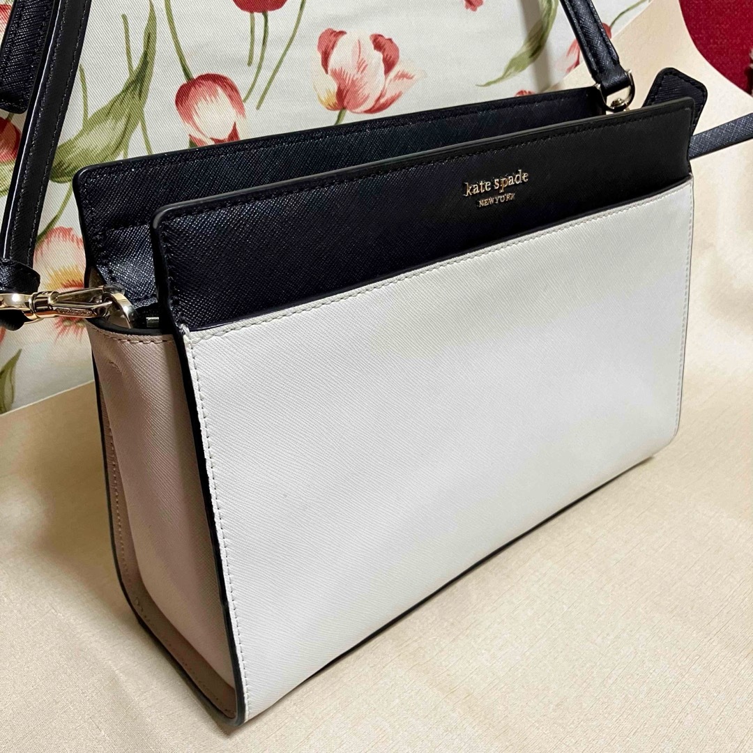 kate spade new york(ケイトスペードニューヨーク)のkate spade ショルダーバッグ  クラッチバッグ バイカラー  レディースのバッグ(ショルダーバッグ)の商品写真